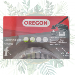 Tête fil universelle automatique OREGON avec adaptateurs et recharge de fil rond 3mm en blister